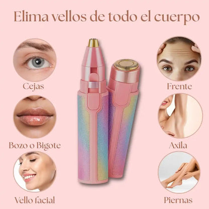Depilador facial recargable 2 en 1 Byehairs™